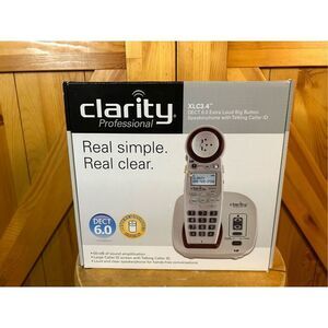 Clarity Professional XLC3.4+ Amplified 50dB Cordless Phone Wireless Expandable